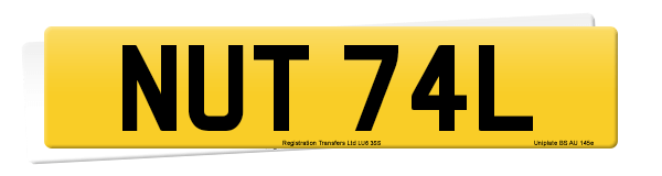 Registration number NUT 74L